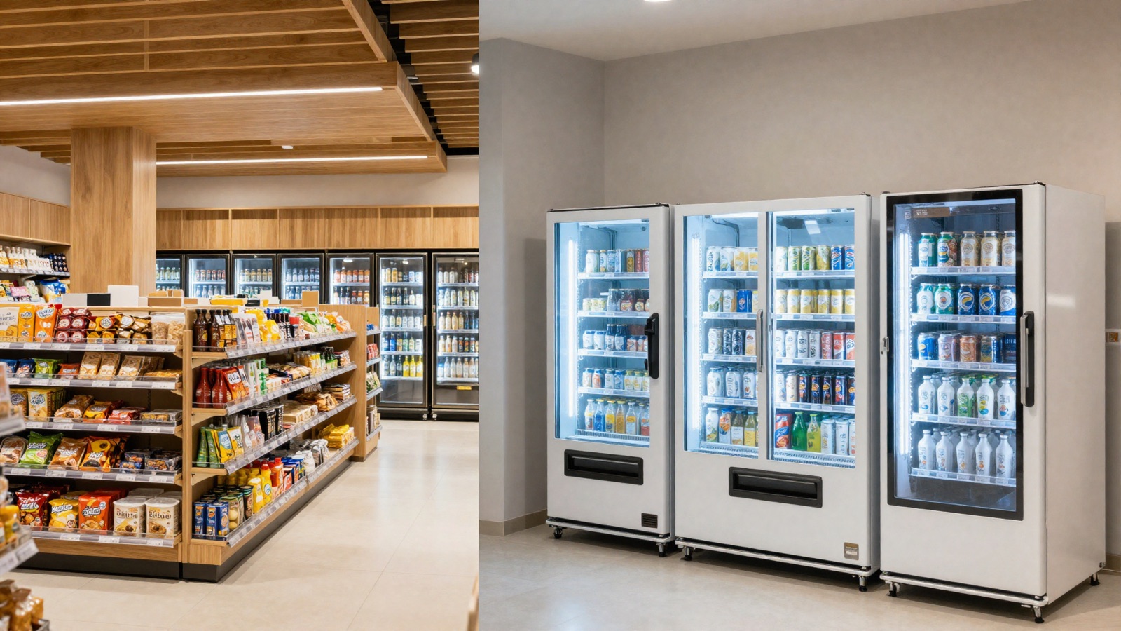 Minimercado autônomo vs vending machine: qual dá mais lucro?